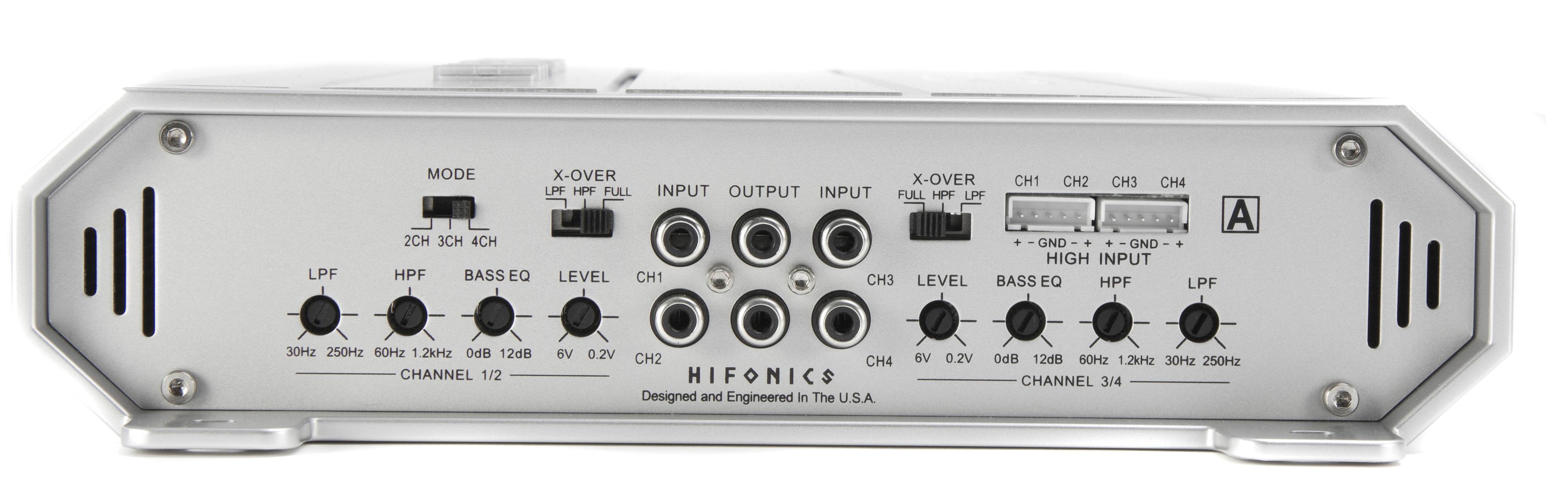 Hifonics ZEUS ZRX1016.4 1000W 4 Channel Car Amplifier Power Amp (Open Box)