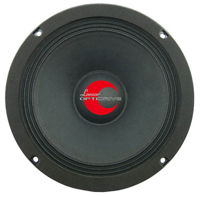 Lanzar OPTI8MI 8" 800 Watt 4-Ohm Mid Bass Car Speaker + OPTIBT44 Super Tweeter