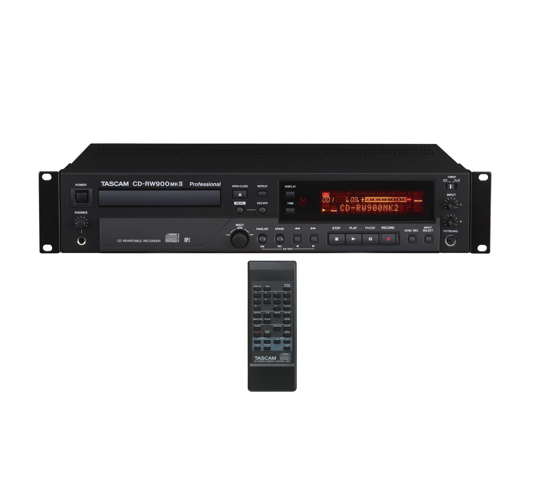 TASCAM Professional CD Recorder/Player w/Advanced Playback & Remote (Open Box)