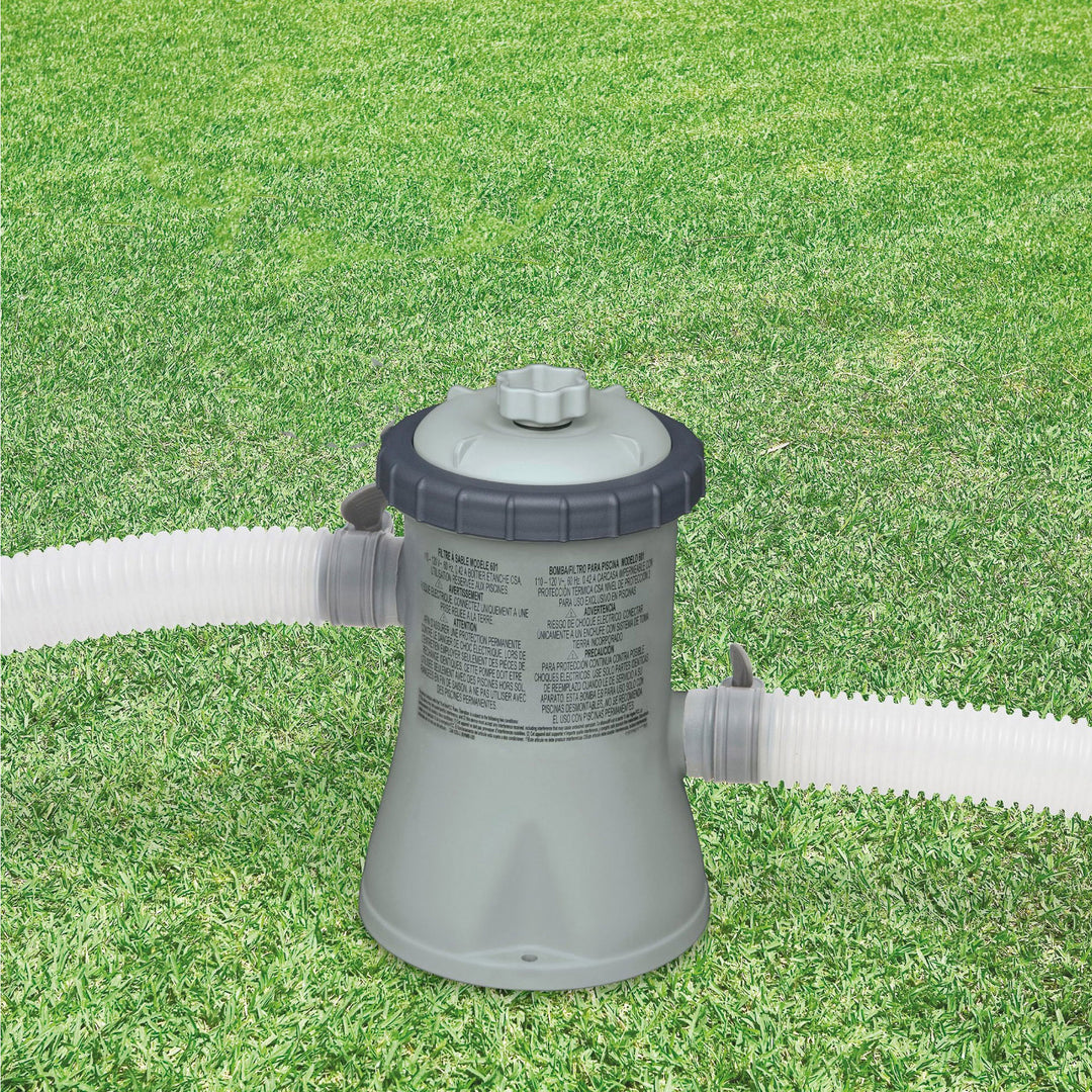 Intex 28601EG  330 GPH Easy Set Swimming Pool Cartridge Filter Pump(Open Box)