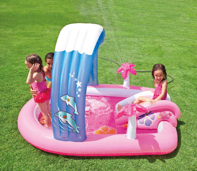 Intex Hello Kitty Play Center Inflatable Kids Set & Swimming Pool (Open Box)