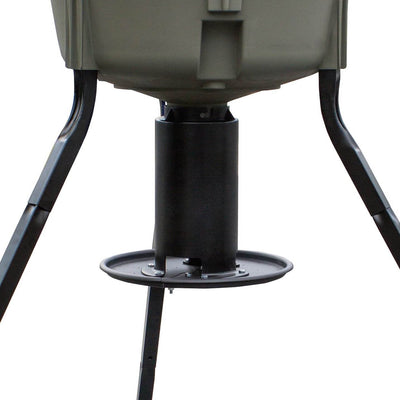 MOULTRIE Easy Lock 30 Gallon Dinner Plate Tripod Game Deer Feeder (Open Box)