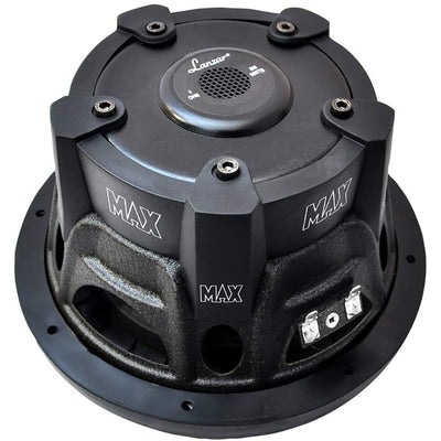 Lanzar MAXP64 Max Pro 6.5 Inch 600 Watt Power 4 Ohm Car Subwoofer Audio System - VMInnovations
