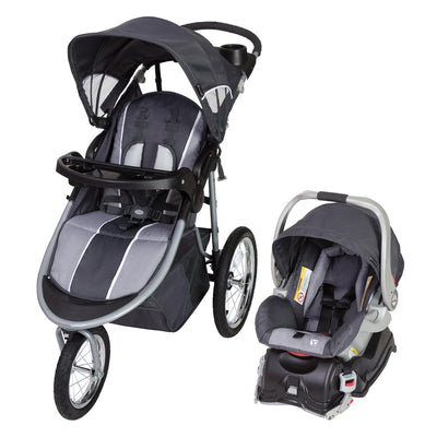 Baby Trend Cityscape Lightweight Infant Jogger Stroller Travel System, Moonstone