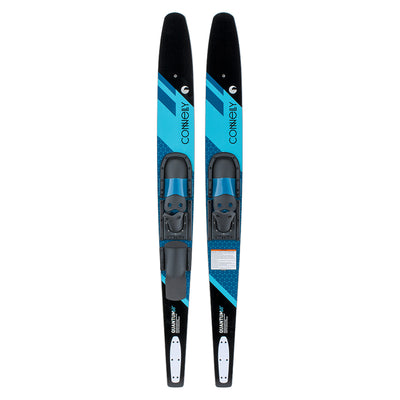 CWB Connelly Quantum Waterskiing Skis with Bindings 68-inch, Blue (Open Box)
