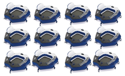 Intex River Run Connect Lounge Inflatable Floating Water Tube 58854EP (12 Pack) - VMInnovations