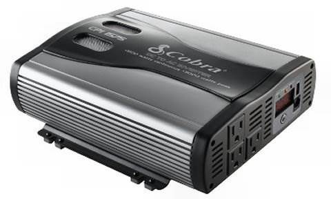 Cobra 1500-3000 Watts DC to AC Car Power Inverter w/ 3 Outlets & USB (Open Box)