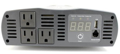 Cobra 1500-3000 Watts DC to AC Car Power Inverter w/ 3 Outlets & USB (Open Box)