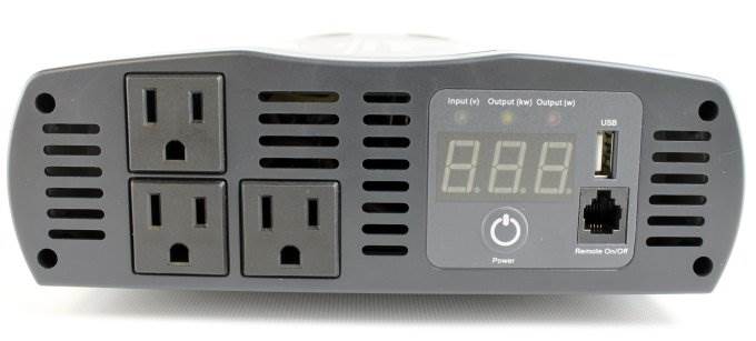 Cobra 1500-3000 Watts DC to AC Car Power Inverter w/ 3 Outlets & USB (Open Box)