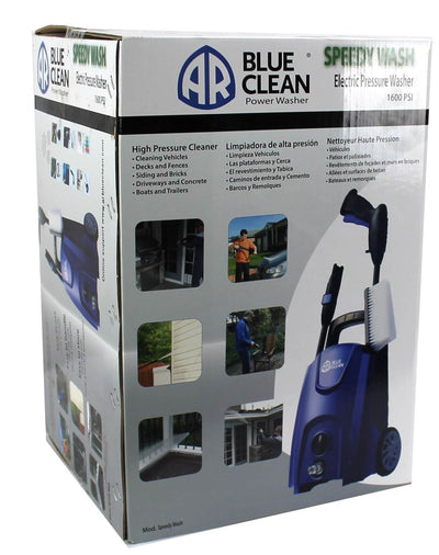 AR Blue Clean Speedy Wash 1600 PSI 1.45 GPM Electric Pressure Washer (Open Box)