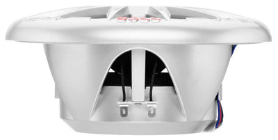 BOSS Audio MRGB65 6.5" 200W Boat Marine RGB LED Light Speakers Silver (1 Pair)