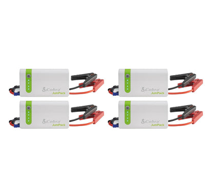 (4) Cobra JumPack 400 Amp Car Jump Starter & Mobile Device Chargers | CPP-7500