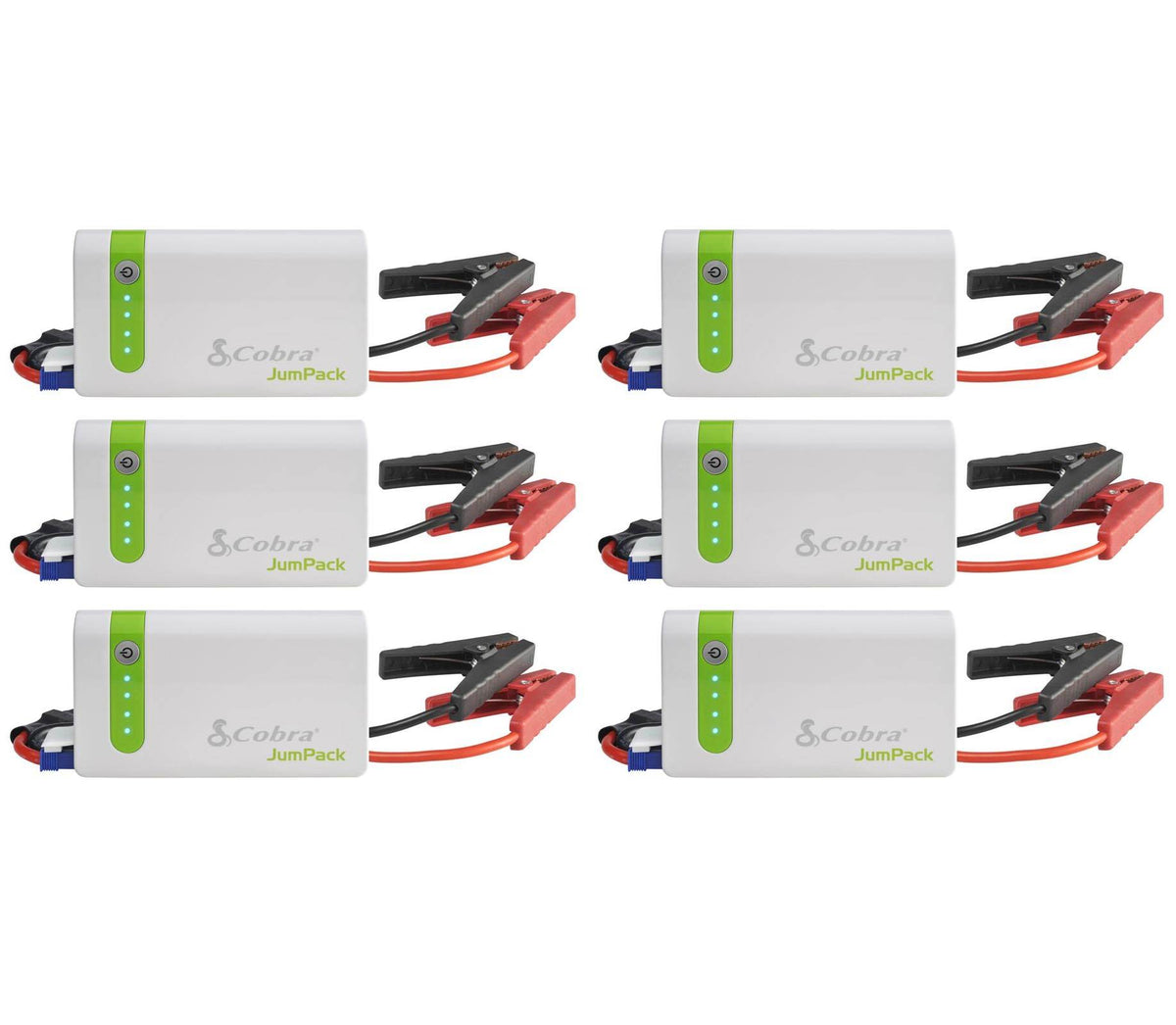 (6) Cobra JumPack 400 Amp Car Jump Starter & Mobile Device Chargers | CPP-7500