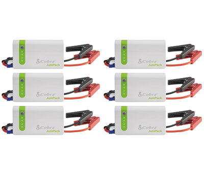 (6) Cobra JumPack 400 Amp Car Jump Starter & Mobile Device Chargers | CPP-7500
