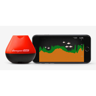 Deeper Start Sonar Smart Floating Wi-Fi Fish Finder with Mobile App (Open Box)