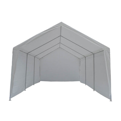 True Shelter 10' x 20' Car Canopy Gazebo Tent Cover Steel Garage  (Open Box)