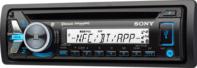 Sony MEX-M70BT CD/MP3 USB/AUX Marine Boat Wireless Receiver & 2) 6.5" Speakers - VMInnovations