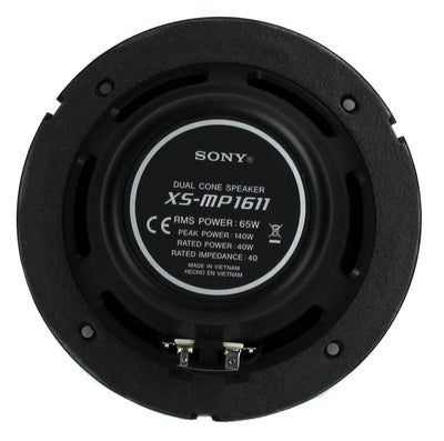 Sony MEX-M70BT CD/MP3 USB/AUX Marine Boat Wireless Receiver & 2) 6.5" Speakers - VMInnovations
