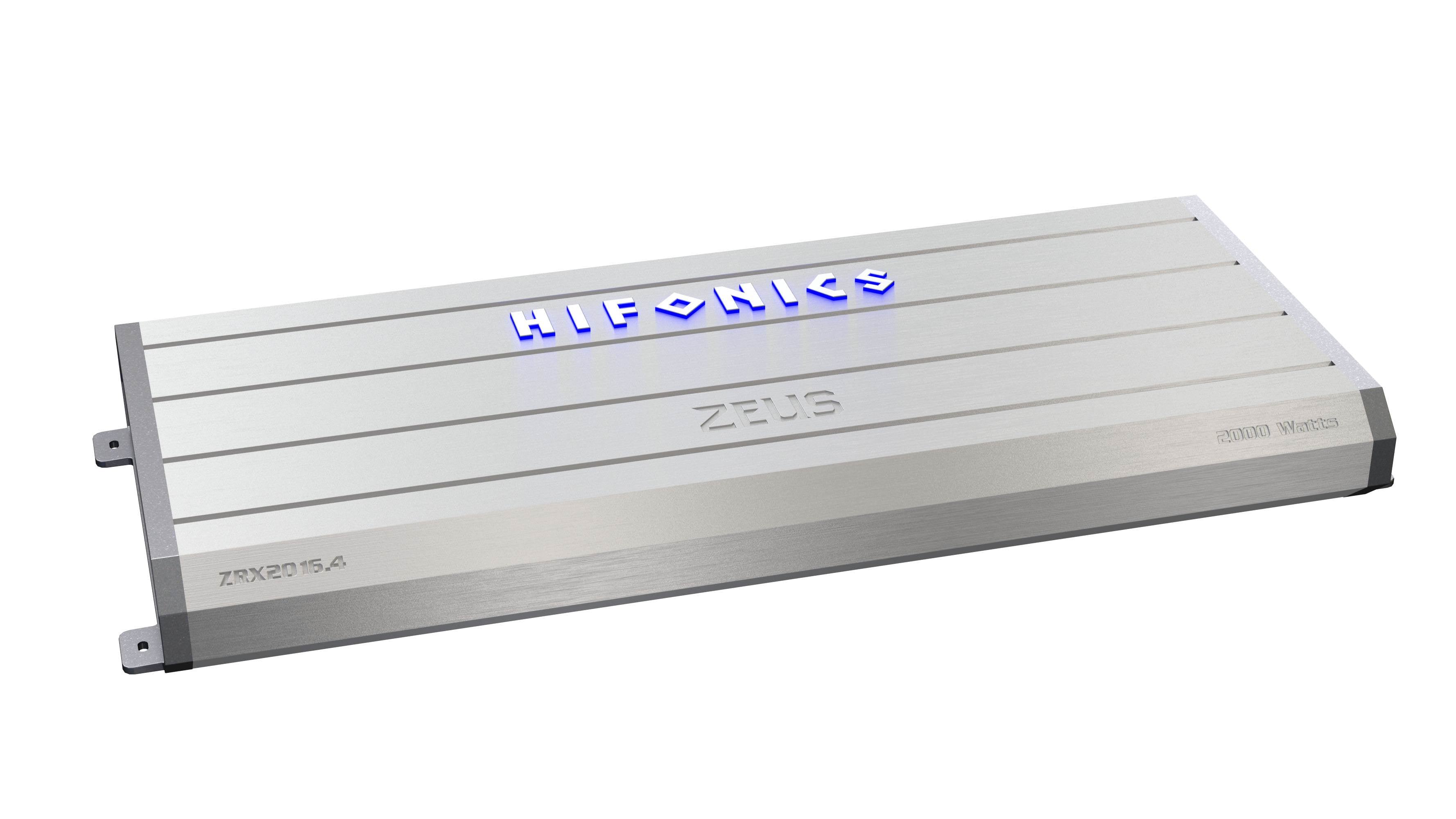 Hifonics Zeus ZRX2016.4 2000 Watt RMS 4 Channel Amp Car Stereo Amp (Open Box)