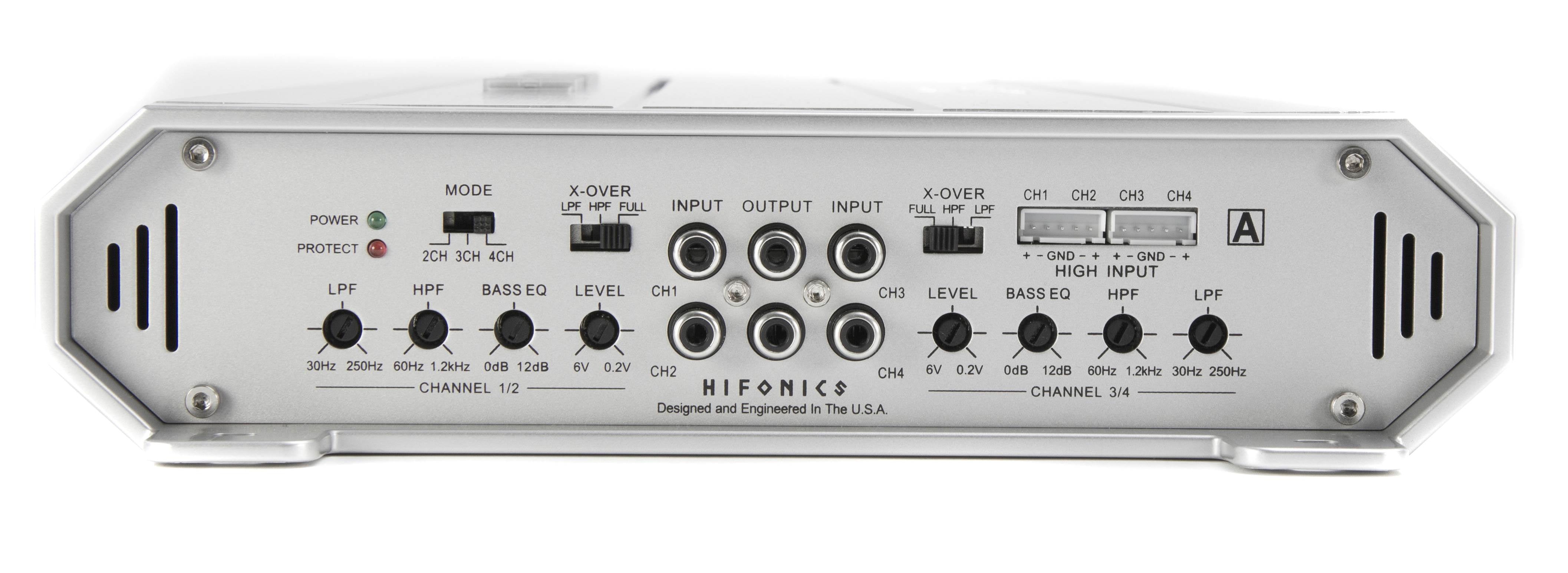 Hifonics Zeus ZRX2016.4 2000 Watt RMS 4 Channel Amp Car Stereo Amp (Open Box)