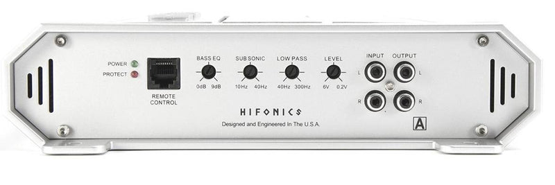 Hifonics 1200 Watt RMS Mono Amp Class D Stereo Amplifier + Remote (Open Box)