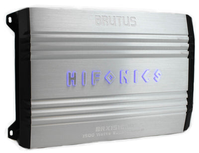 NEW Hifonics BRX1516.1D Monoblock Amplifier Class D Amp + Wiring Kit + Capacitor