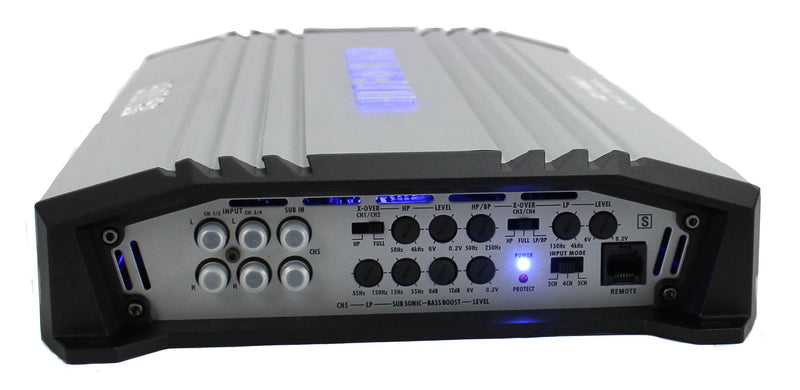 Hifonics Brutus BRX5016.5 1200 Watt Amp 5 Channel Car Audio Amplifier + Wiring