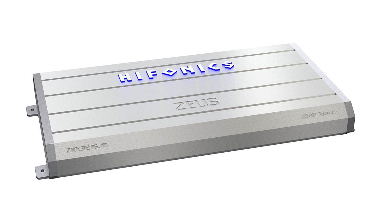 Hifonics Zeus ZRX3216.1D 3200W RMS Amp Class D Amplifier + Wiring + Capacitor