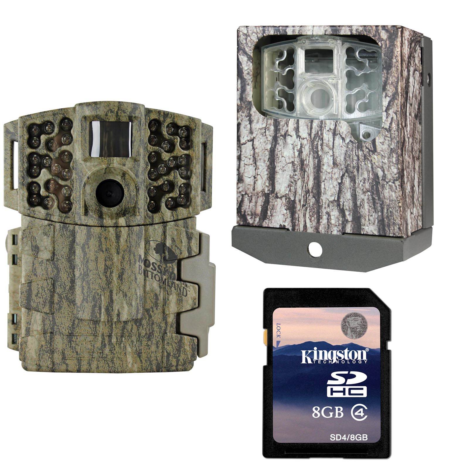 MOULTRIE Game Spy M-880 Gen2 Low Glow 8MP Game Camera + Security Box + SD Card