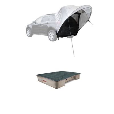 Napier Sportz 61500 SUV Tailgate Tent w/ GrayAirBedz Truck Bed Air Mattress