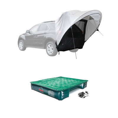 Napier Sportz Cove 61500 SUV Tailgate Tent w/ GrayAirBedz Truck Air Mattress