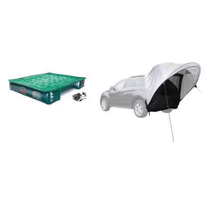 Napier Sportz Cove 61500 Size Tailgate Tent w/ GrayAirBedz Truck Air Mattress