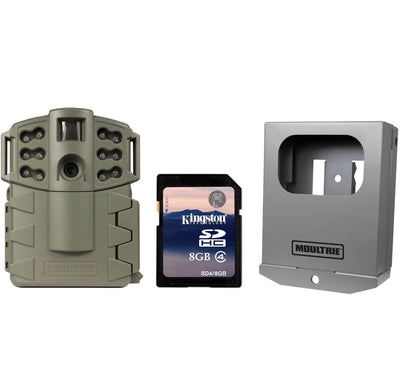 MOULTRIE Game Spy A-5 Gen2 Low Glow 5 MP Game Camera + Security Box + SD Card