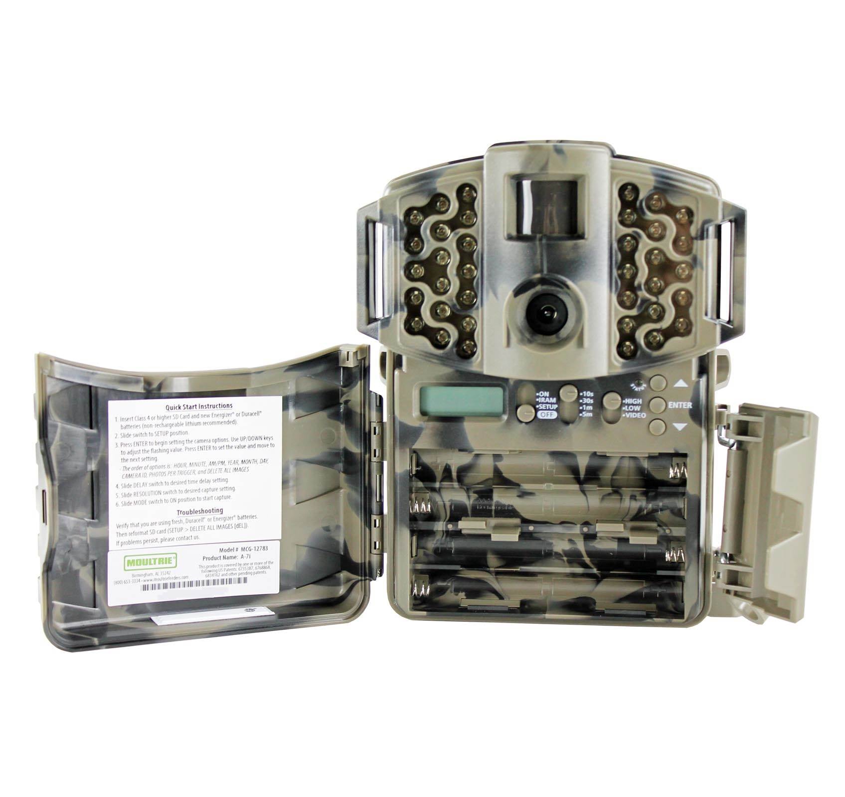Moultrie Game Spy A-7i No Glow Invisible Infrared 7MP Game Camera + Security Box