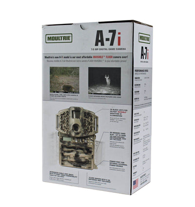 Moultrie Game Spy A-7i No Glow Invisible Infrared 7MP Game Camera + Security Box