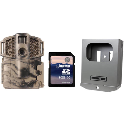 Moultrie Game Spy A-7i No Glow Infrared 7MP Game Camera + Security Box + SD Card