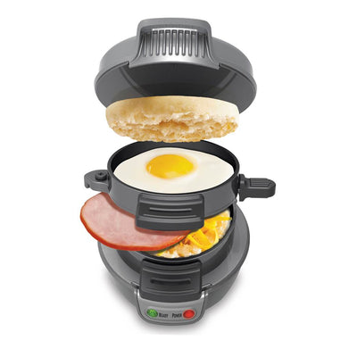 Hamilton Beach Smooth Touch Electric Can Opener + Press Breakfast Sandwich Maker