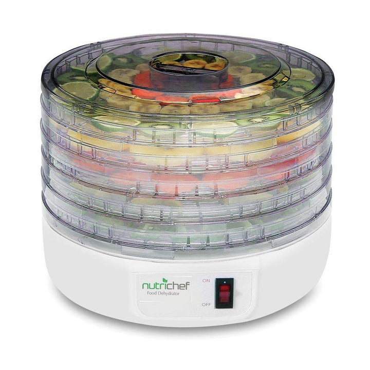 Nutrichef Electric Countertop Food Jerky Dehydrator Preserver Maker (Open Box)