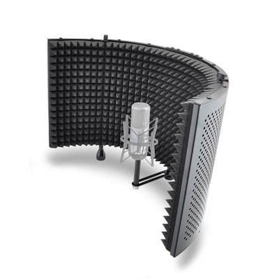 Zoom ZDM-1 Dynamic Microphone w/ Pyle Isolation Shield & Desktop Stand Bundle