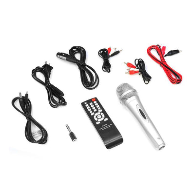 Pyle 800W Bluetooth PA DJ Loudspeaker Speaker w/ Accessories and Stand