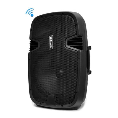 Pyle PPHP152BMU 1000 Watt 15 Inch Bluetooth  Active PA DJ Speaker System + Stand