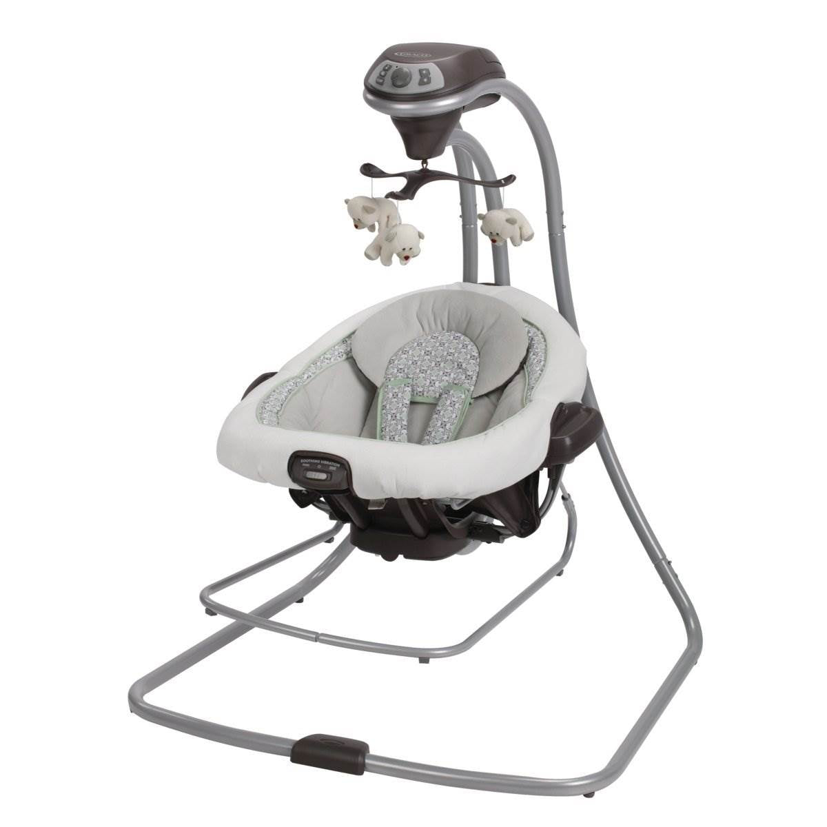 Graco DuetConnect LX Infant Baby Swing & Bouncer – Zander - Open Box