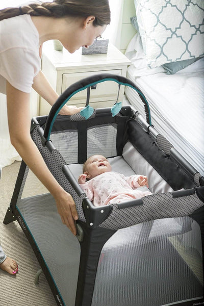 Graco Pack 'n Play Folding Baby Playard Nimble Nook Sapphire |1932558 (Open Box)