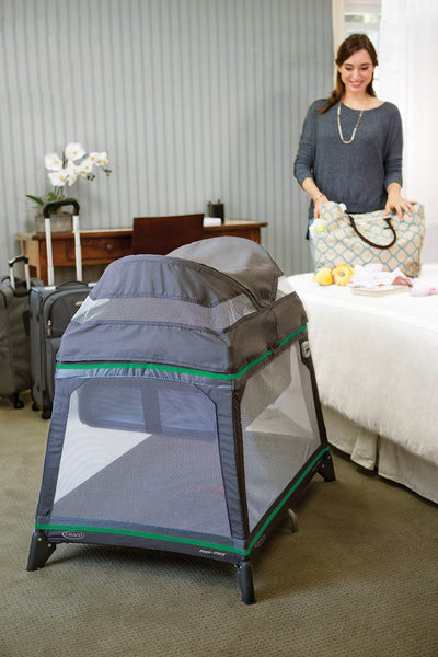 Graco Pack 'n Play Folding Compact Baby Playard Jetsetter - Fern | Open Box