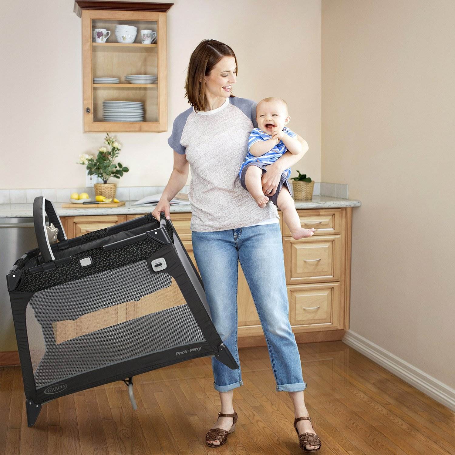 Graco Pack 'n Play Folding Compact Playard Nimble Nook - 1932548 - Open Box