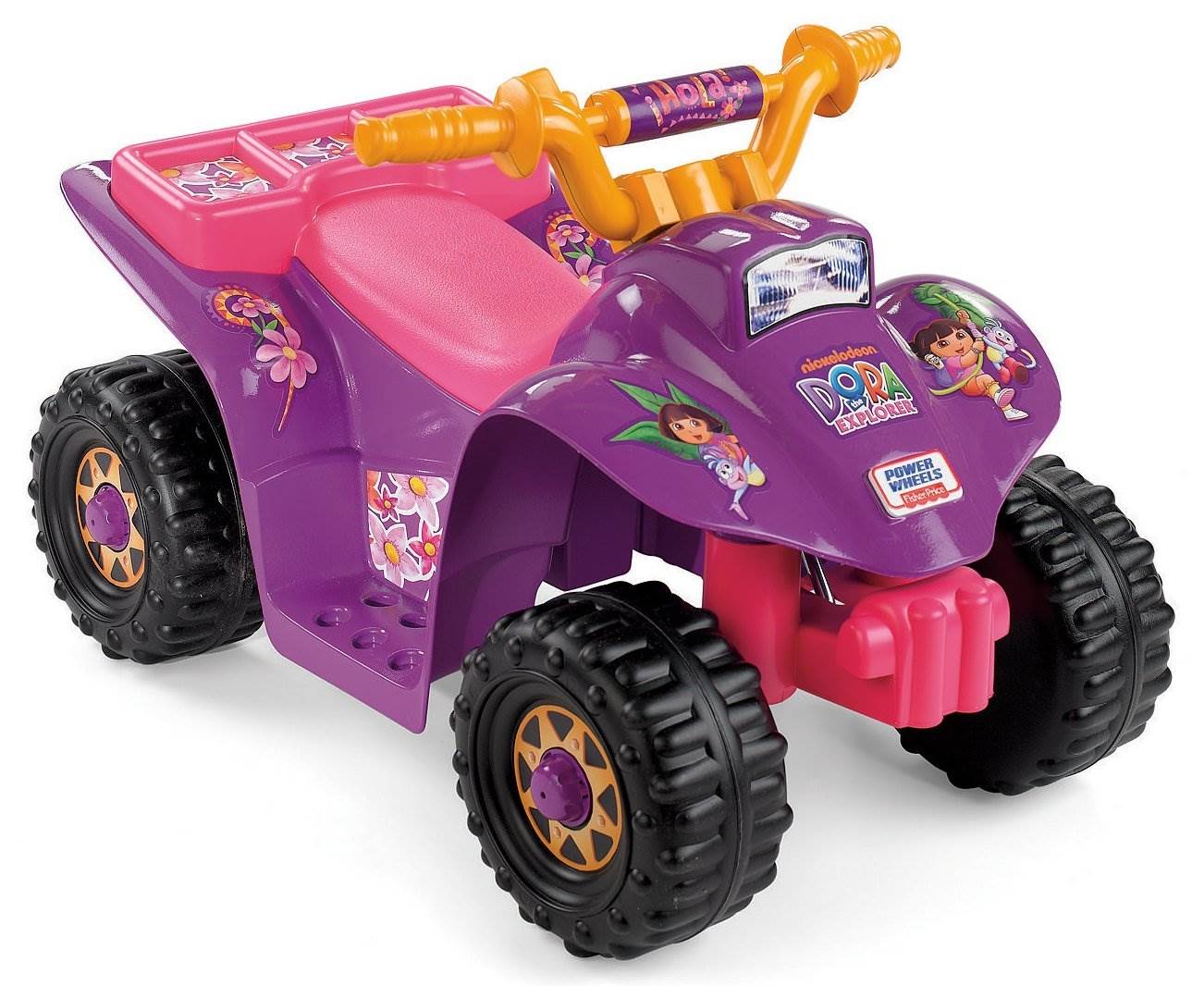 Fisher Price Power Wheels Dora The Explorer Lil' Quad 6V ATV Ride-On - Open Box