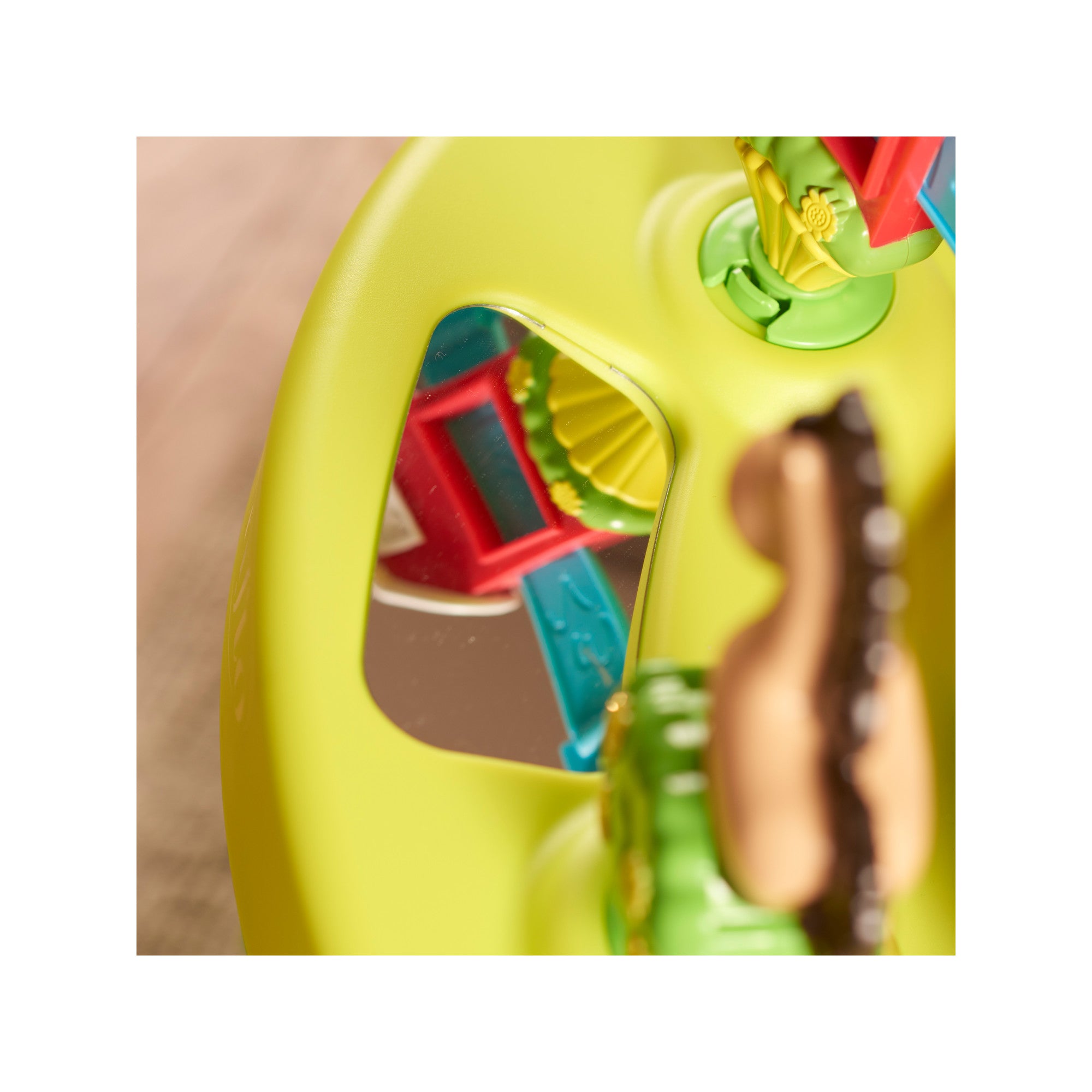 Evenflo ExerSaucer Playful Baby Bouncer Saucer Activity Center, Green (Used) - VMInnovations