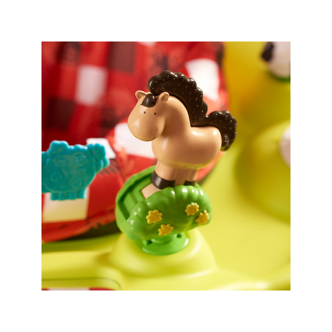 Evenflo ExerSaucer Playful Pastures Baby Bouncer Saucer Activity Center, Green - VMInnovations