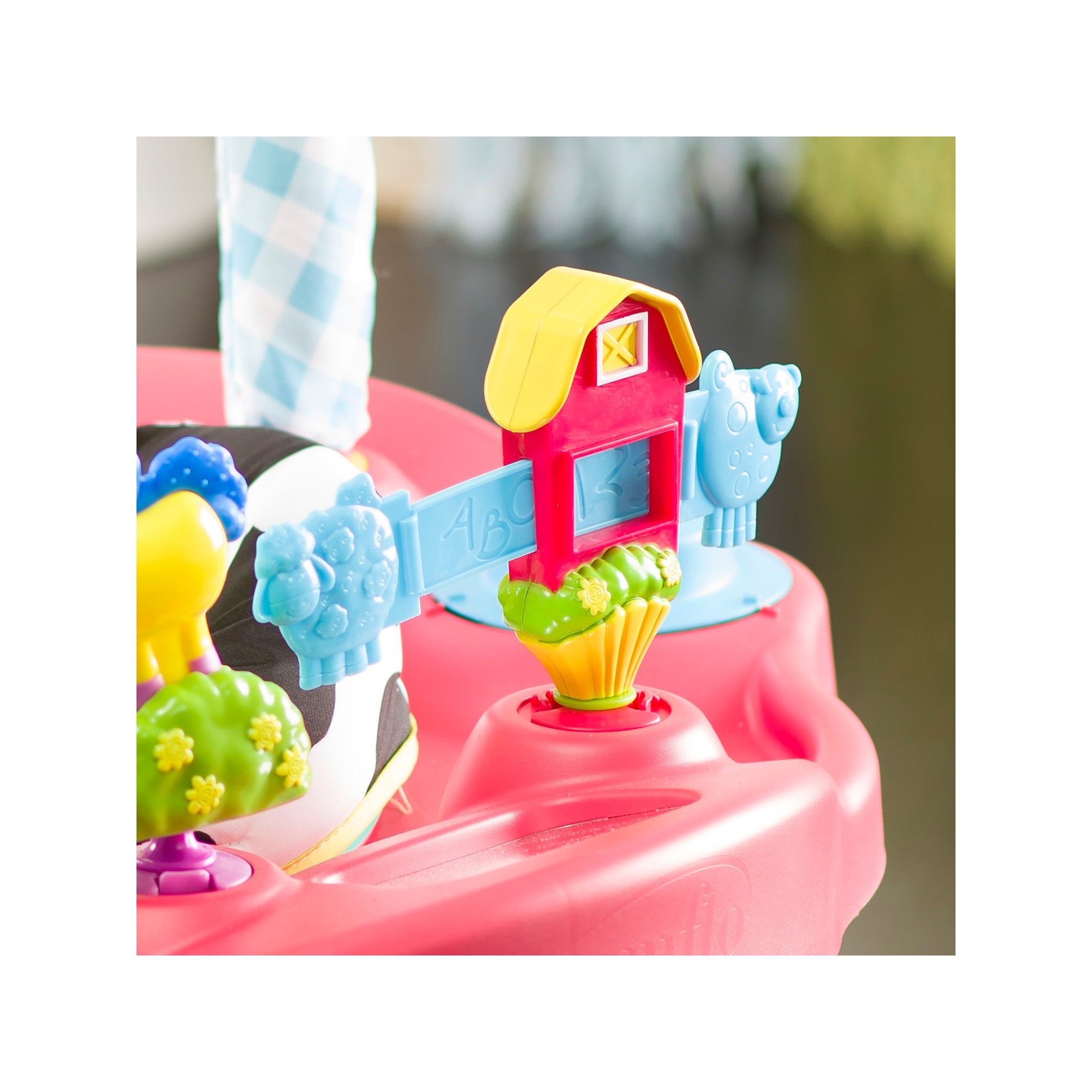 Evenflo ExerSaucer Moovin & Groovin Baby Bouncer Saucer Activity Center, Green