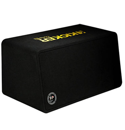Kicker 12" Full Package - Subwoofer Enclosure, Amp, Capacitor, and Amp Kit